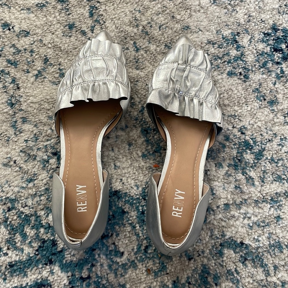 Leather silver